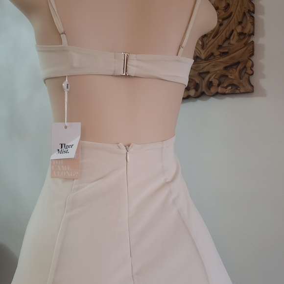 Tiger Mist Cream Mini Dress - Picture 7 of 10